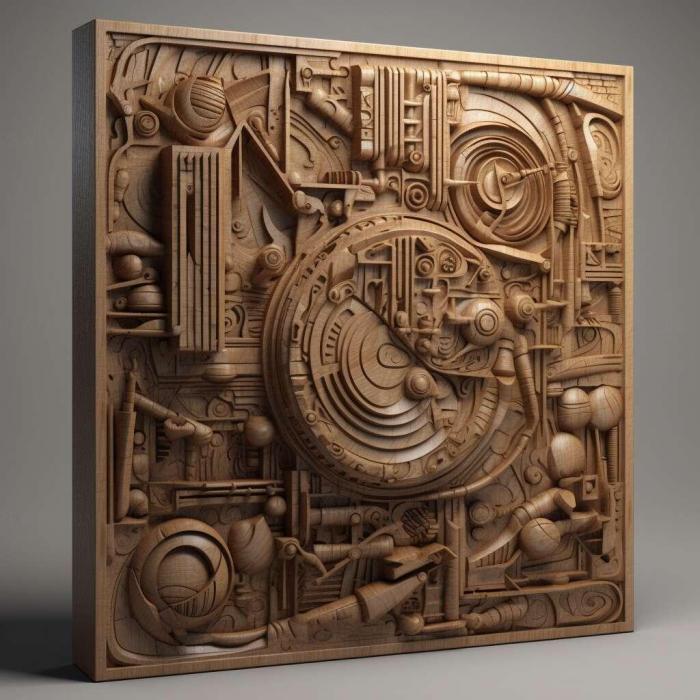 نموذج ثلاثي الأبعاد لآلة CNC 3D Art 